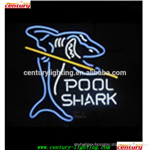 pool shark neon sign